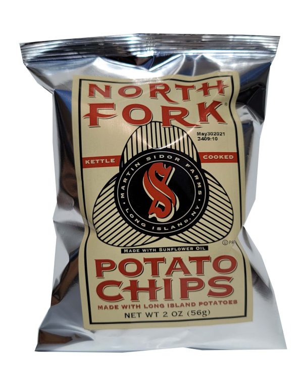 North Fork Potato Chips Salted 2oz 24ct